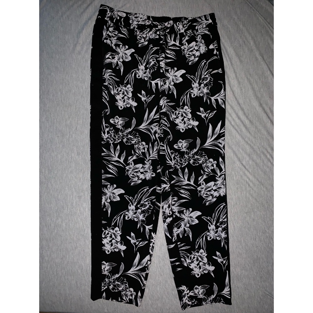 White House Black Market Floral Joggers